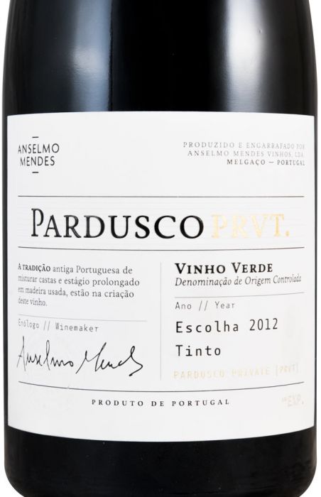 2012 Anselmo Mendes Pardusco Private red