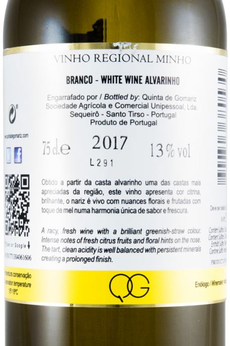 2017 Quinta de Gomariz Alvarinho branco