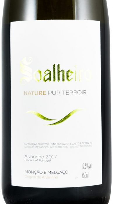 2017 Soalheiro Alvarinho Nature Pur Terroir branco