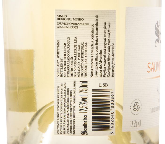 2019 Soalheiro Sauvignon Blanc & Alvarinho branco
