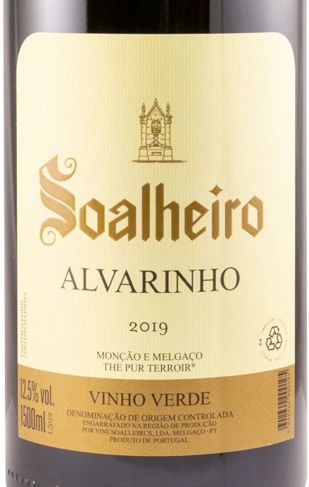 2019 Soalheiro Alvarinho branco 1,5L