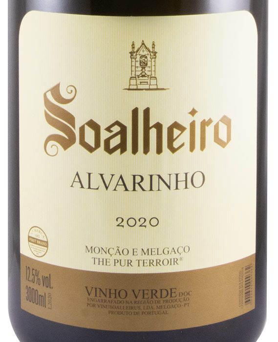 2020 Soalheiro Alvarinho white 3L