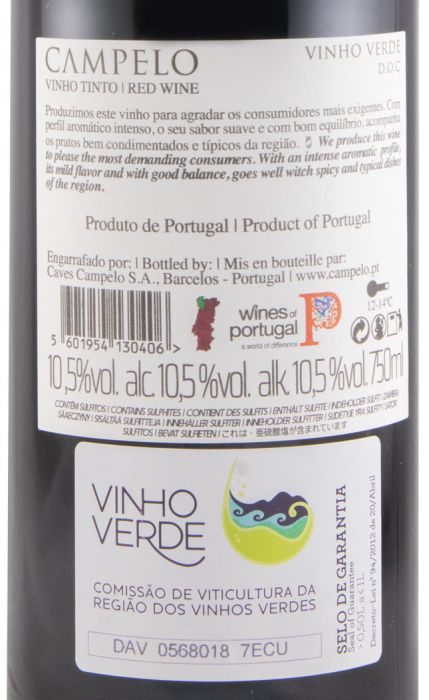 2020 Caves Campelo tinto