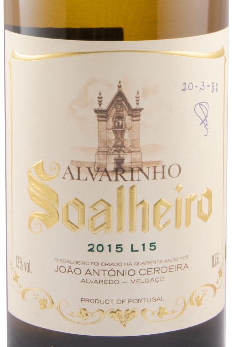 Conjunto Soalheiro Edição Especial 40 Anos branco 4x75cl