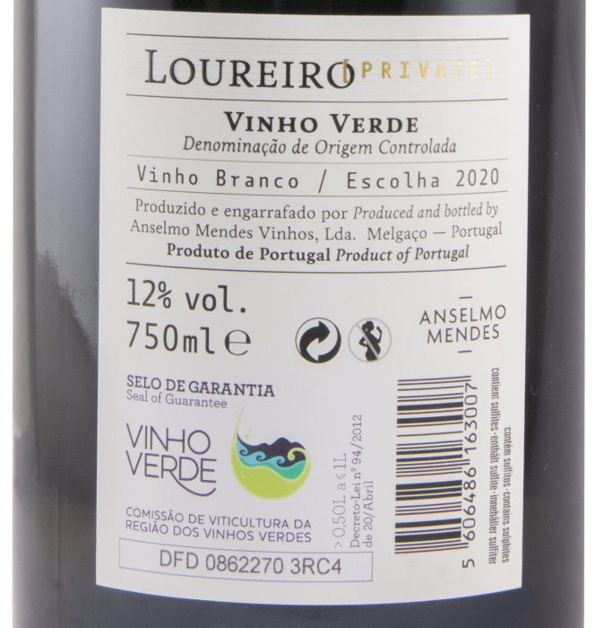 2020 Anselmo Mendes Private Loureiro branco