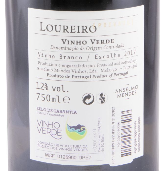 2017 Anselmo Mendes Private Loureiro branco