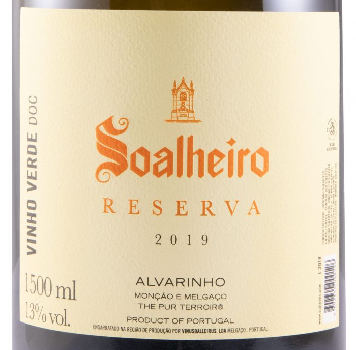 2019 Soalheiro Alvarinho Reserva white 1.5L