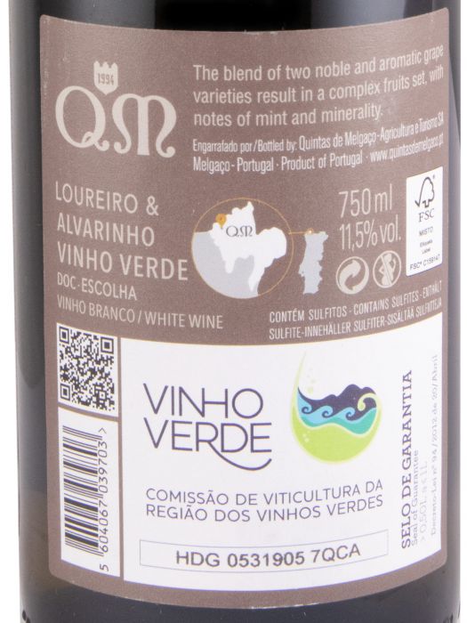 2022 Quintas de Melgaço QM Alvarinho & Loureiro white