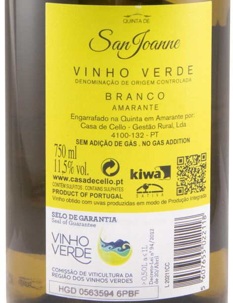 2021 Quinta de San Joanne Terroir Mineral white