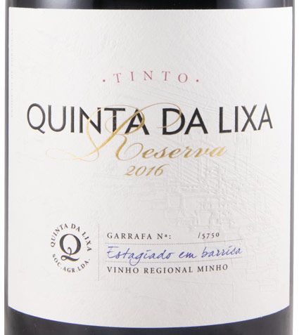 2016 Quinta da Lixa Reserva red