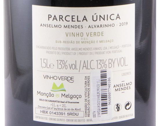 2019 Anselmo Mendes Parcela Única white 1.5L