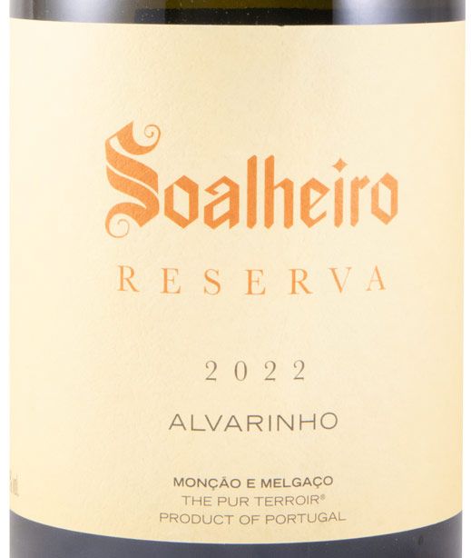 2022 Soalheiro Alvarinho Reserva white