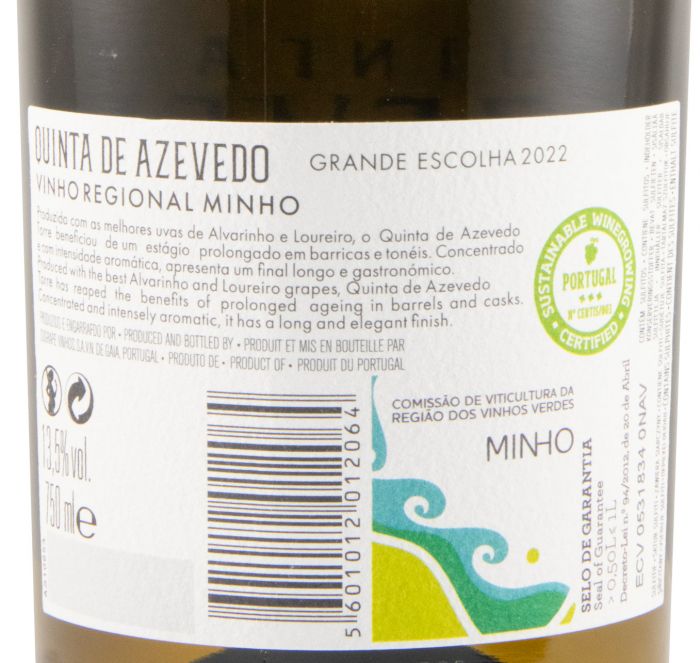 2022 Quinta de Azevedo Torre Grande Escolha branco