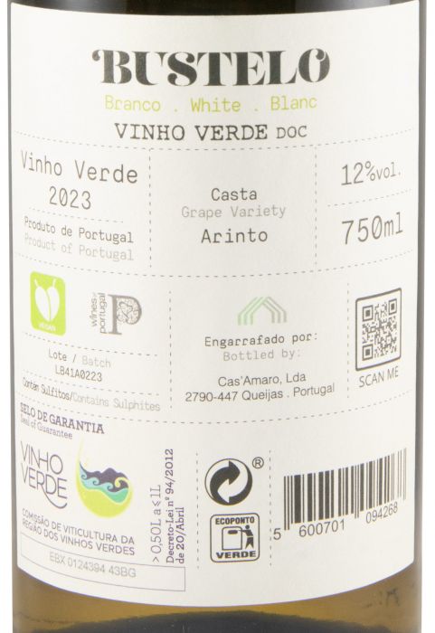 2023 Bustelo Arinto branco