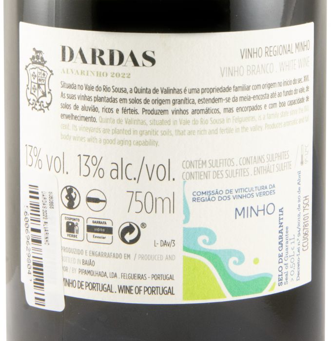2022 Dardas Alvarinho white