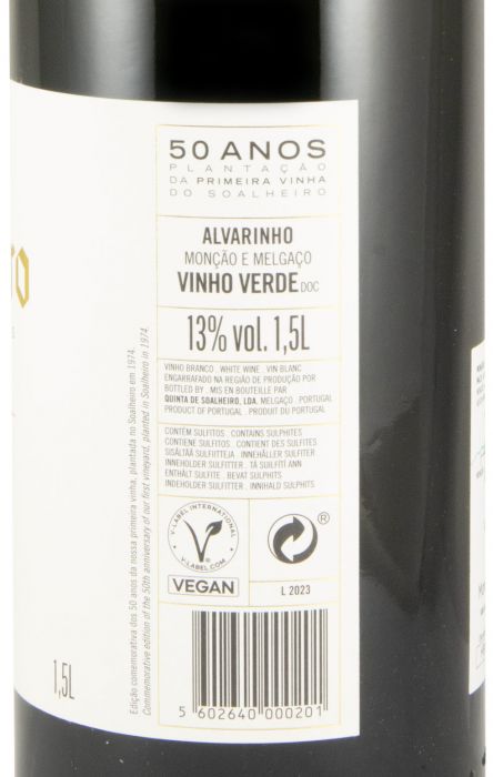 2023 Soalheiro Primeiras Vinhas Alvarinho branco 1,5L