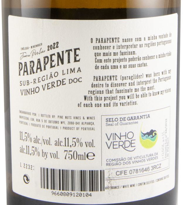 2022 Parapente Loureiro branco