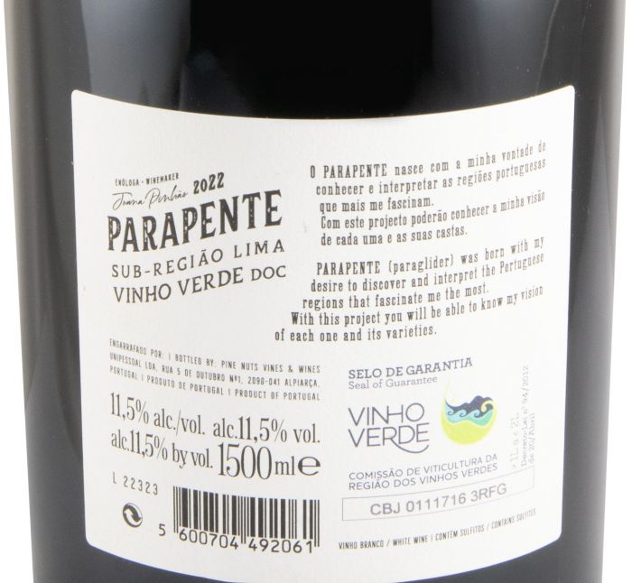 2022 Parapente Loureiro branco 1,5L