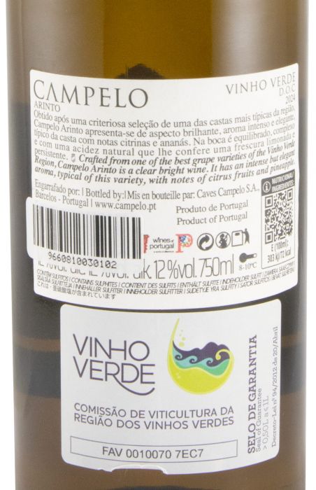 2024 Caves Campelo Arinto branco