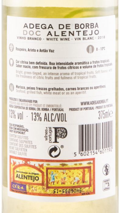 2018 Borba branco 37,5cl