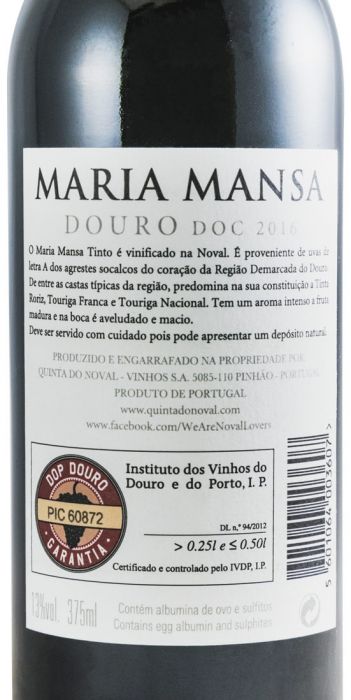 2016 Quinta do Noval Maria Mansa tinto 37,5cl