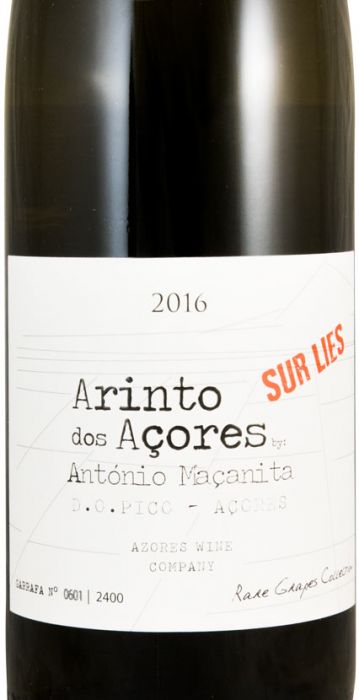 2016 Arinto dos Açores Sur Lies by António Maçanita branco