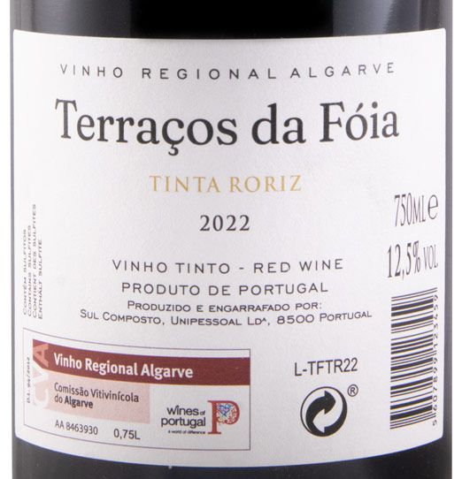 2022 Terraços da Fóia Tinta Roriz tinto