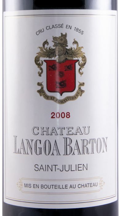 2008 Château Langoa Barton Saint-Julien red