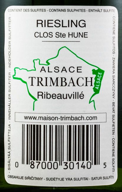 2007 Maison Trimbach Clos Ste Hune Riesling Alsace branco