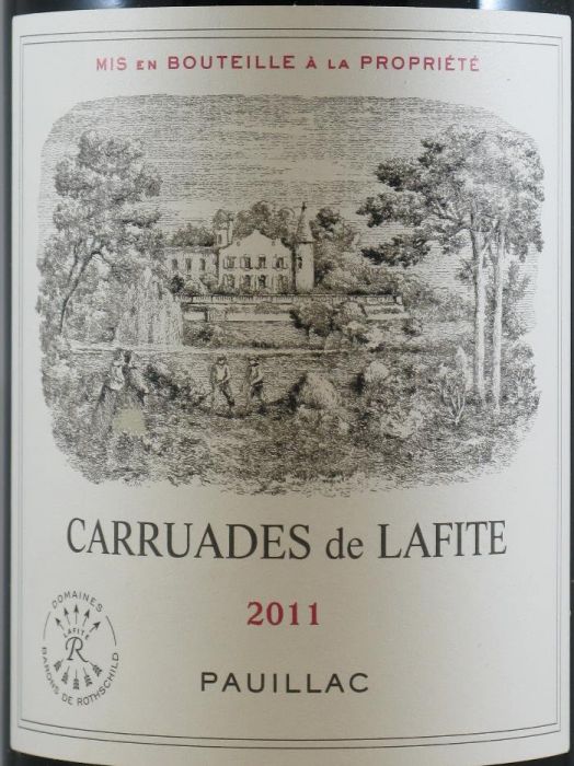 2011 Château Lafite Rothschild Carruades de Lafite Pauillac red