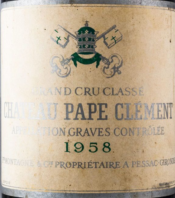 1958 Château Pape Clément Pessac-Léognan tinto