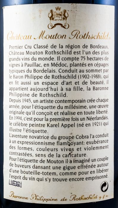 1994 Château Mouton Rothschild Pauillac tinto