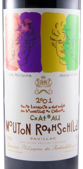 2001 Château Mouton Rothschild red