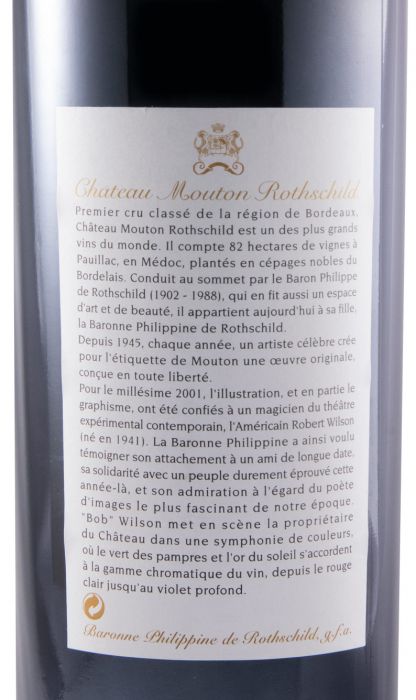 2001 Château Mouton Rothschild Pauillac tinto