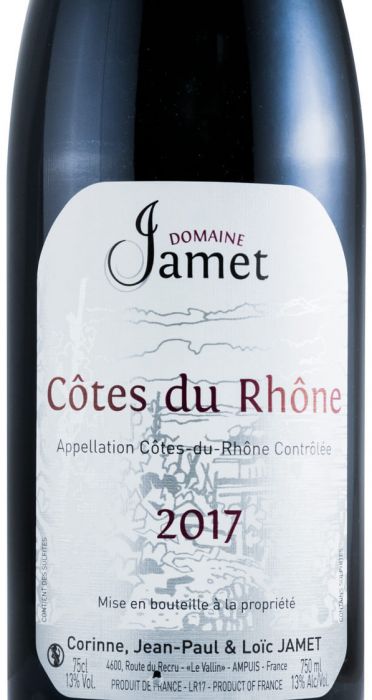 2017 Domaine Jamet Côtes-du-Rhône red