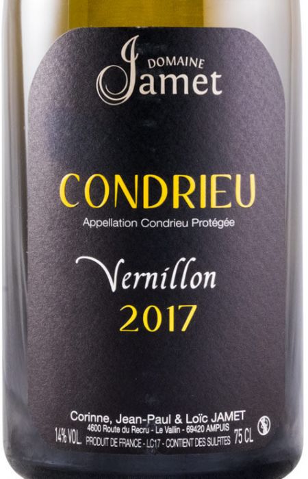 2017 Domaine Jamet Vernillon Condrieu white