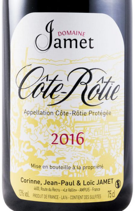 2016 Domaine Jamet Côte-Rôtie red