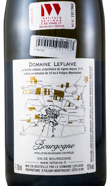 2014 Domaine Leflaive Bourgogne branco