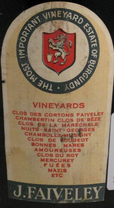 1973 Domaine Faiveley Grand Cru Latricières-Chambertin tinto