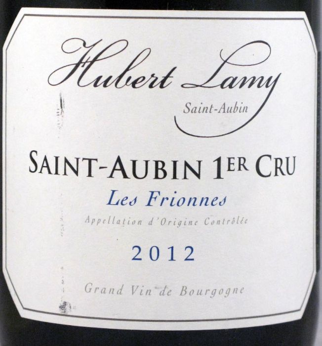 2012 Domaine Hubert Lamy Les Frionnes Premier Cru Saint-Aubin branco