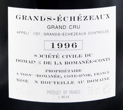 1996 Domaine de la Romanée-Conti Grand Cru Grands Échézeaux red