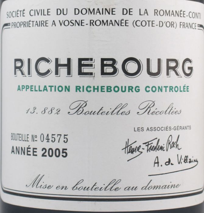 2005 Domaine de la Romanée-Conti Richebourg tinto
