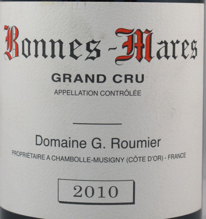 2010 Domaine Georges Roumier Grand Cru Bonnes-Mares red