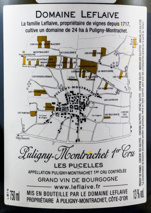 2014 Domaine Leflaive Les Pucelles Puligny-Montrachet branco