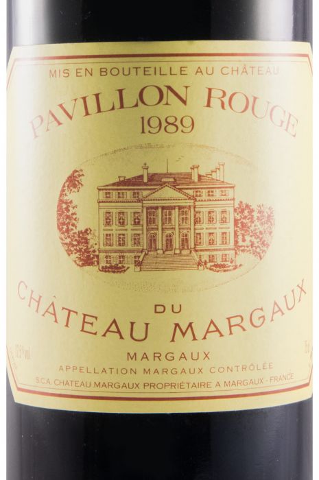 1989 Château Margaux Pavillon Rouge tinto