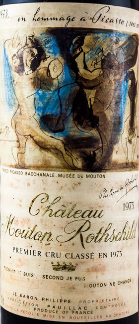 1973 Château Mouton Rothschild Pauillac tinto