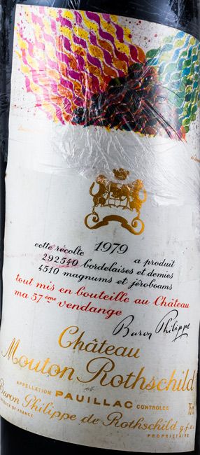 ☆Chateau Mouton Rothschild★1979年赤ワイン☆ 1979 Chateau Mouton Rothschild 🍷 Antikwein - Buy vintage