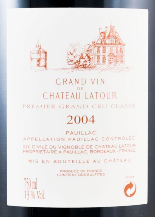 2004 Château Latour Pauillac tinto