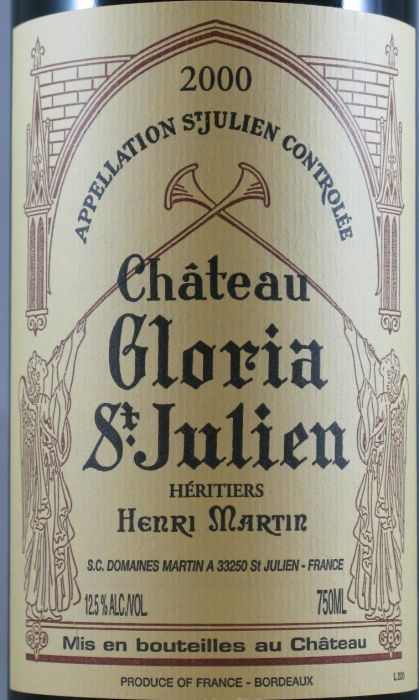 2000 Château Gloria Saint-Julien tinto