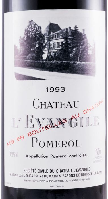 1993 Château L'Evangile Pomerol red